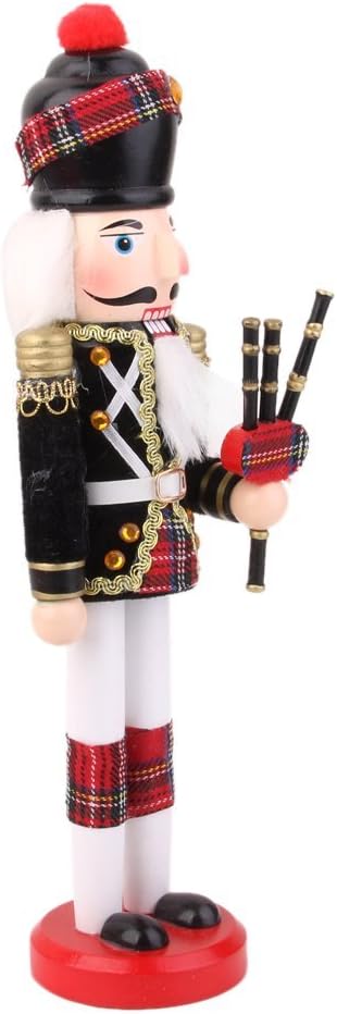 Handcrafted Wooden Nutcracker Soldier Figure for Kids and Adults