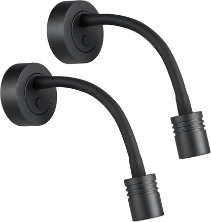 12V Dimmable LED Reading Light with Flexible Gooseneck for RVs