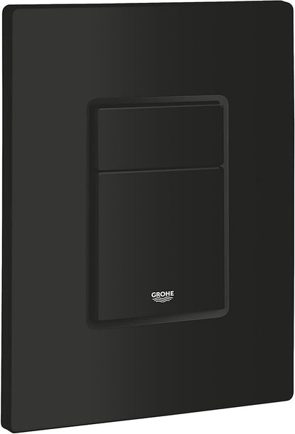 GROHE Even Matt Black Flush Plate for GD2 Cisterns