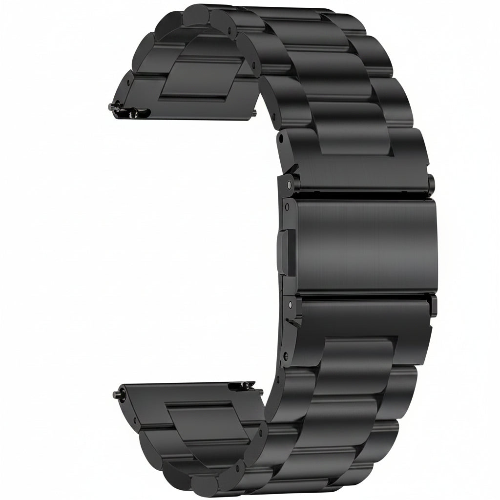 TStrap MB19-BK Stainless Steel Watch Band Black