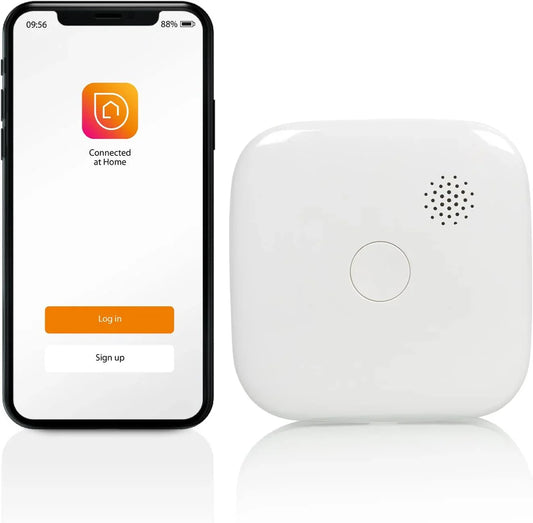 Smartwares Classic Wi‑Fi Smoke Detector with 85 dB Alarm, White - Gomix Brands Outlet