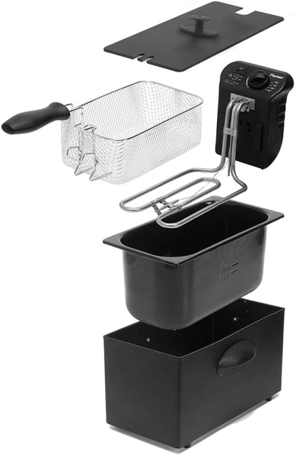 Bestron 2000W Deep Fryer 3.5L Cool Zone Black