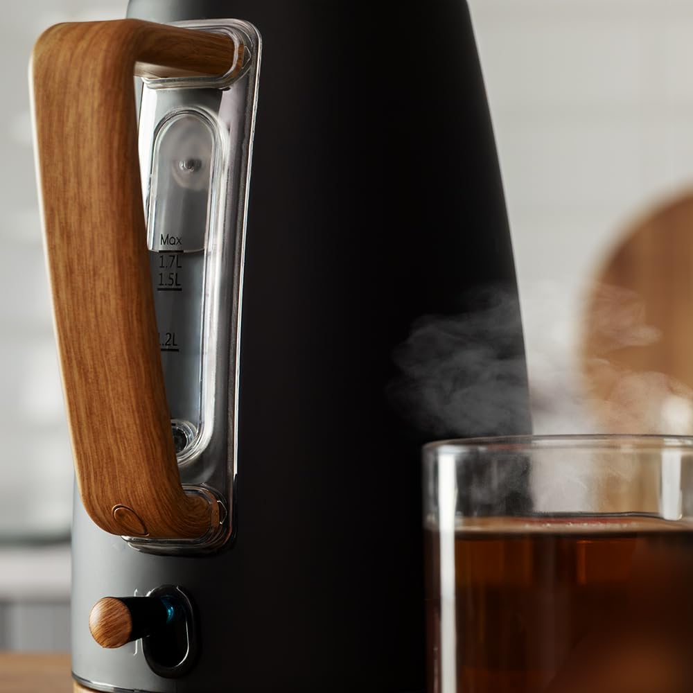 Cecotec ThermoSense 200 Woody 1.7L Stainless Steel Electric Kettle