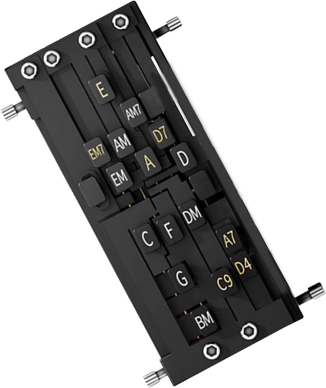 Black Guitar Hand Exerciser Chord Trainer for Folk Guitars