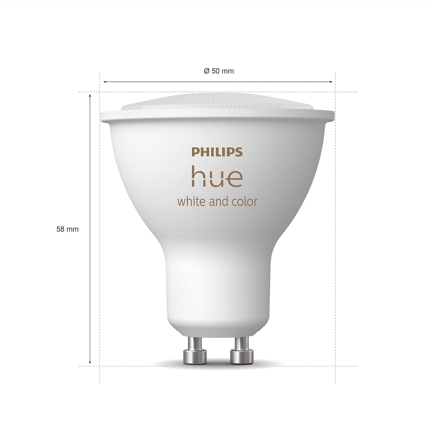 Philips Hue GU10 White & Colour Ambiance 3-Pack Smart LED Bulbs