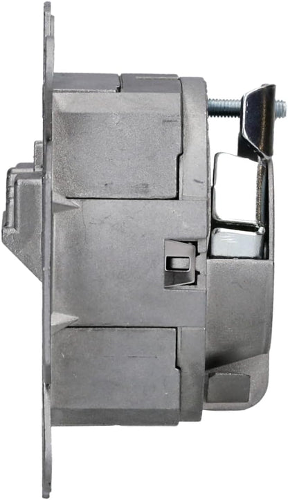 Rutenbeck 136104030 Cat6A 1‑Gang Network Junction Box – ISO‑8, No Cover