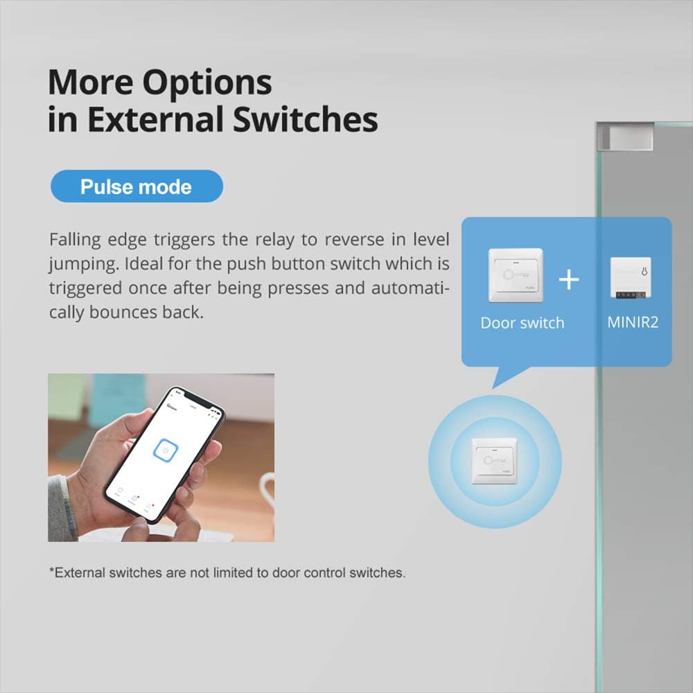 SONOFF Mini R2 10A Smart WiFi Wireless Light Switch Universal DIY Module