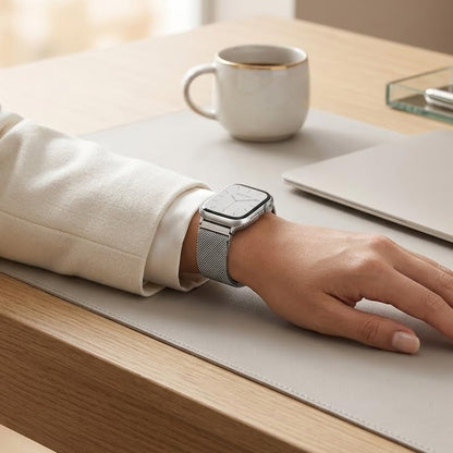 Blogotion Unisex Stainless Steel Mesh Watch Band