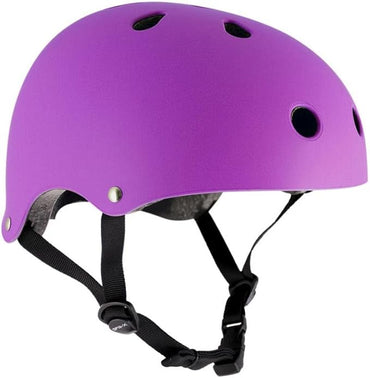 SFR Essentials Skate Scooter BMX Helmet Matt Fluo Purple L-XL