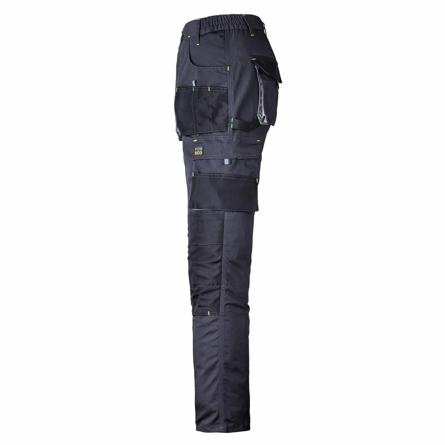 REIS FORECO‑T SBJS60 Men's Cut‑Protection Work Trousers – Grey/Black