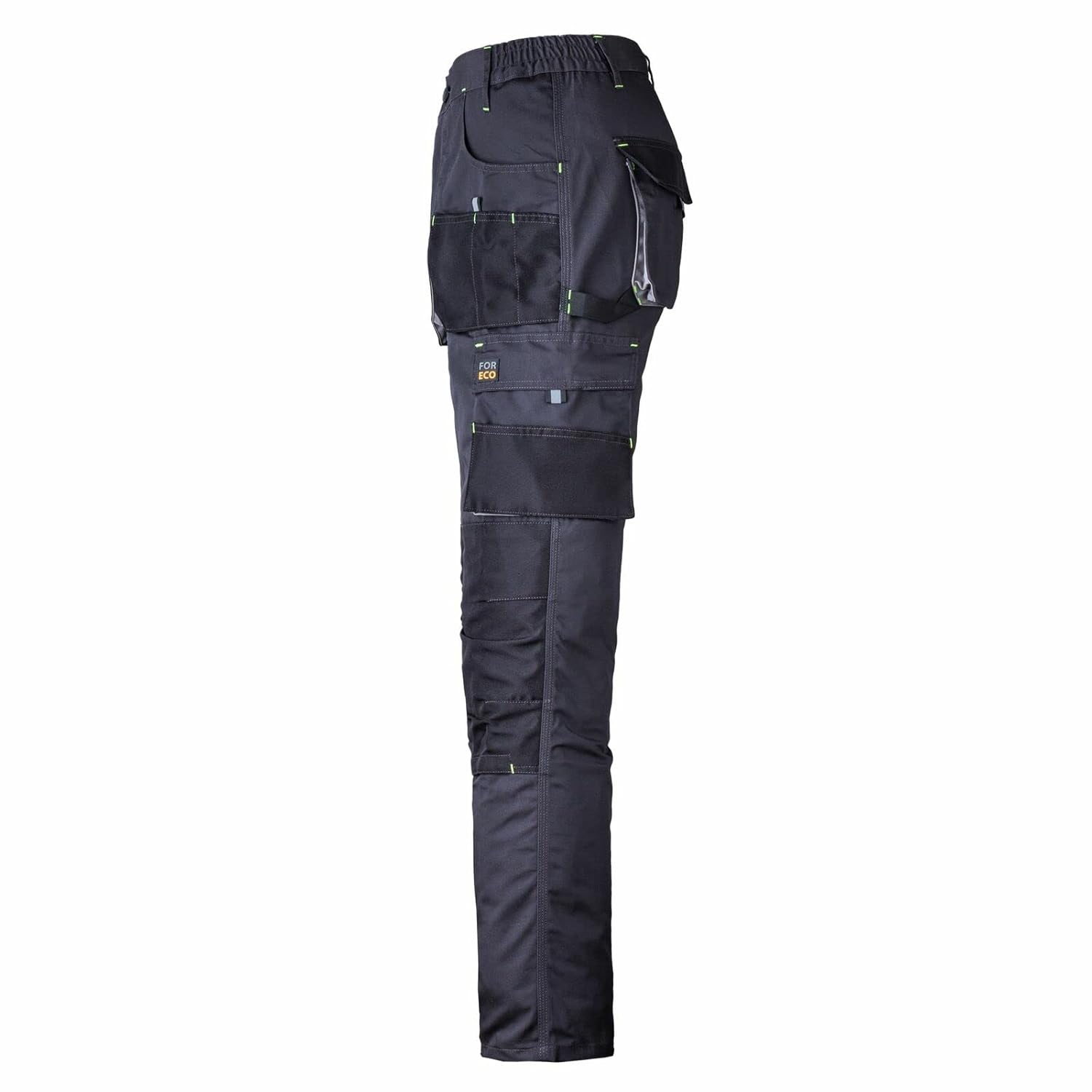 REIS FORECO‑T SBJS60 Men's Cut‑Protection Work Trousers – Grey/Black