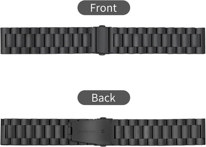 TStrap MB19-BK Stainless Steel Watch Band Black