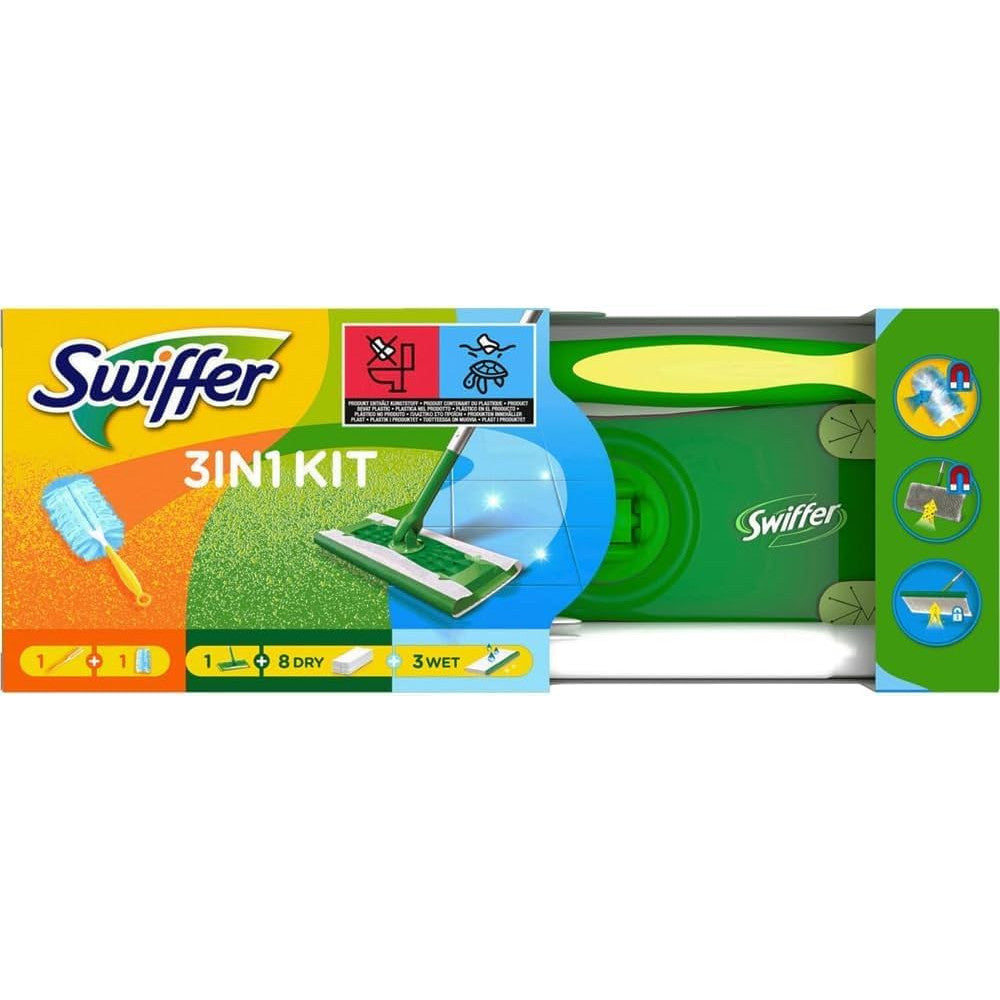 Swiffer Kombi Starter Set with Dry and Wet Pads