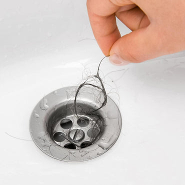 WENKO Chrome Stainless Steel Bath Shower Strainer Ø 7 cm