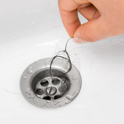 WENKO Chrome Stainless Steel Bath Shower Strainer Ø 7 cm