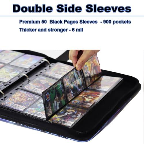 Karlypro Premium 900-Pocket 3-Ring Trading Card Album for One Piece Anime TCG - Gomix Brands Outlet