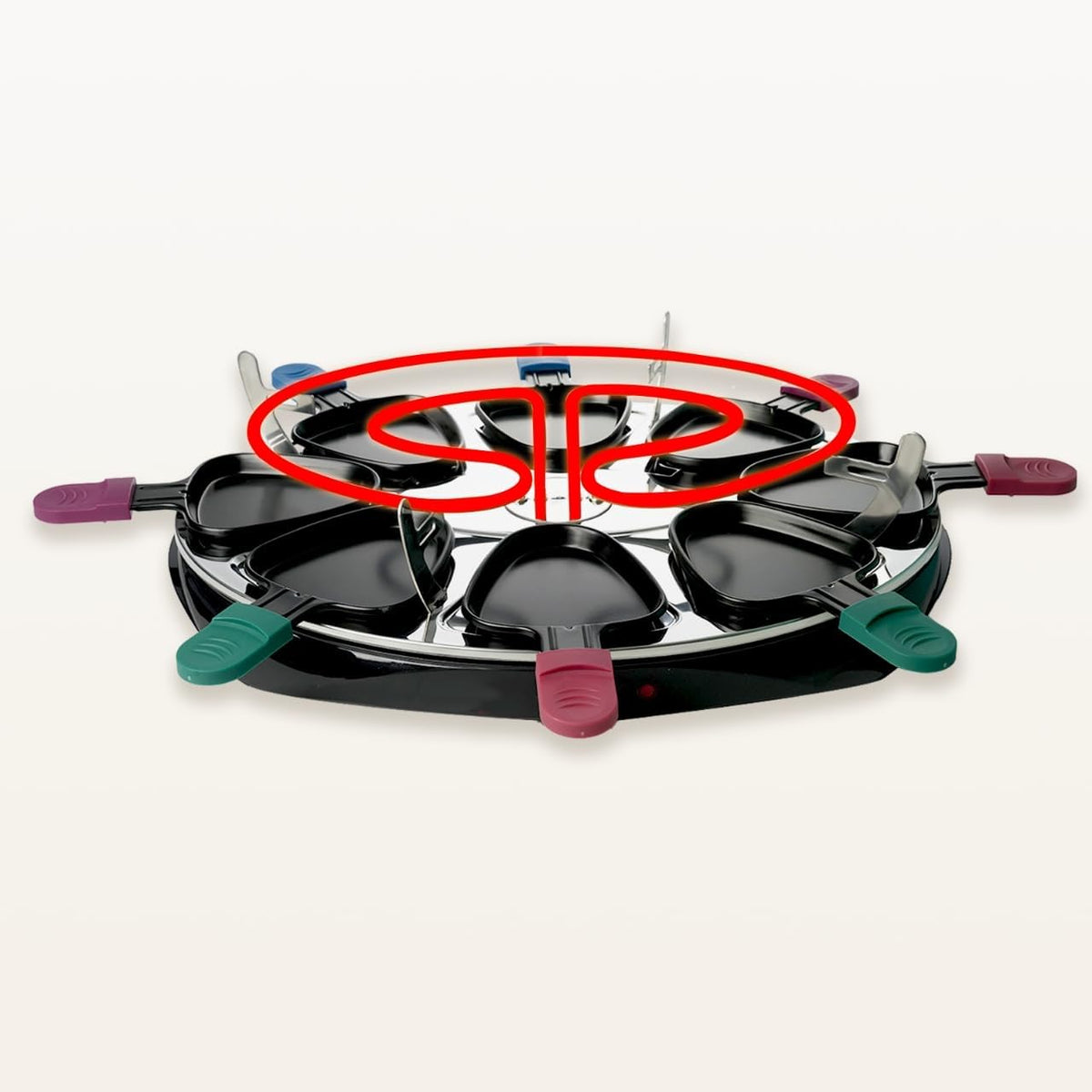 RoDzj Raclette Replacement Pans 8-Piece Set