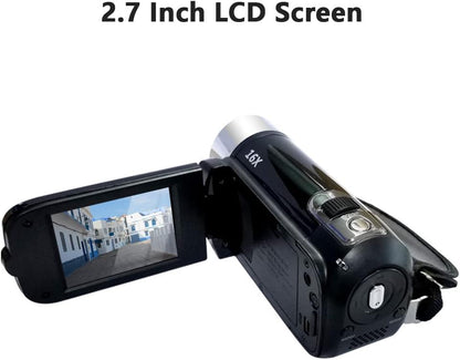 Andoer 111 Portable 1080P HD Digital Video Camera Camcorder 16MP 2.7-Inch LCD 16X Zoom