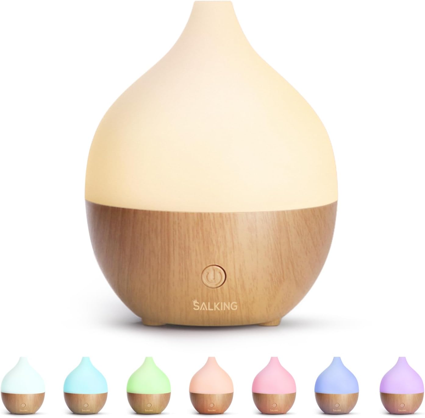 SALKING 100ml Ultrasonic Essential Oil Diffuser with LED Night Light