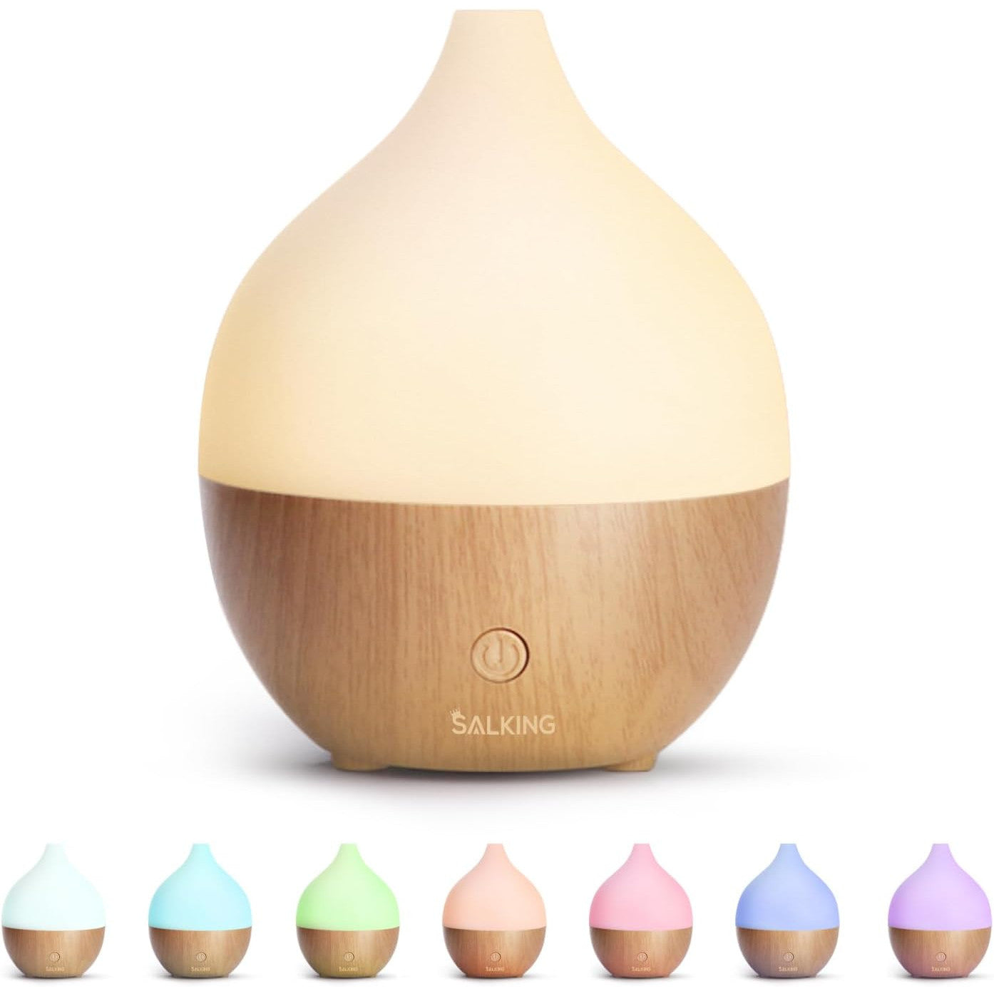 SALKING 100ml Ultrasonic Essential Oil Diffuser with LED Night Light