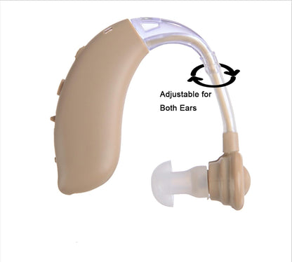 Glorified Mary Rechargeable Hearing Amplifier 2-Pack Digital Noise Cancelling BTE for Seniors