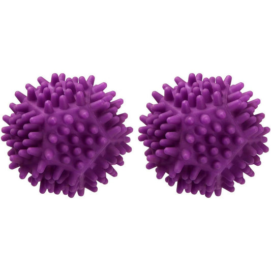 Fackelmann Dryer Balls: Soften Fabrics, Shorten Drying Time, Berry - 2pk