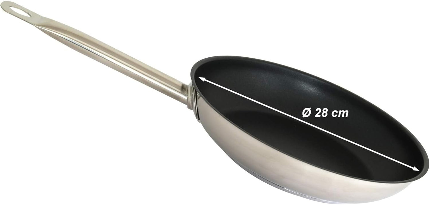 Cucina und Tavola 28cm Induction Frying Pan with Teflon Non‑Stick