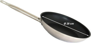 Cucina und Tavola 28cm Induction Frying Pan with Teflon Non‑Stick