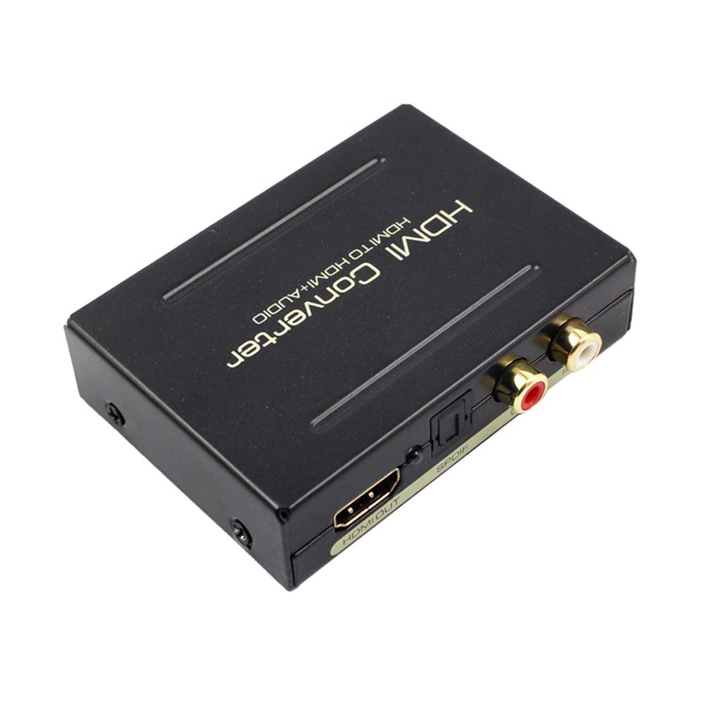 1080P HDMI to HDMI Audio Extractor Optical and RCA Converter C0001-CA