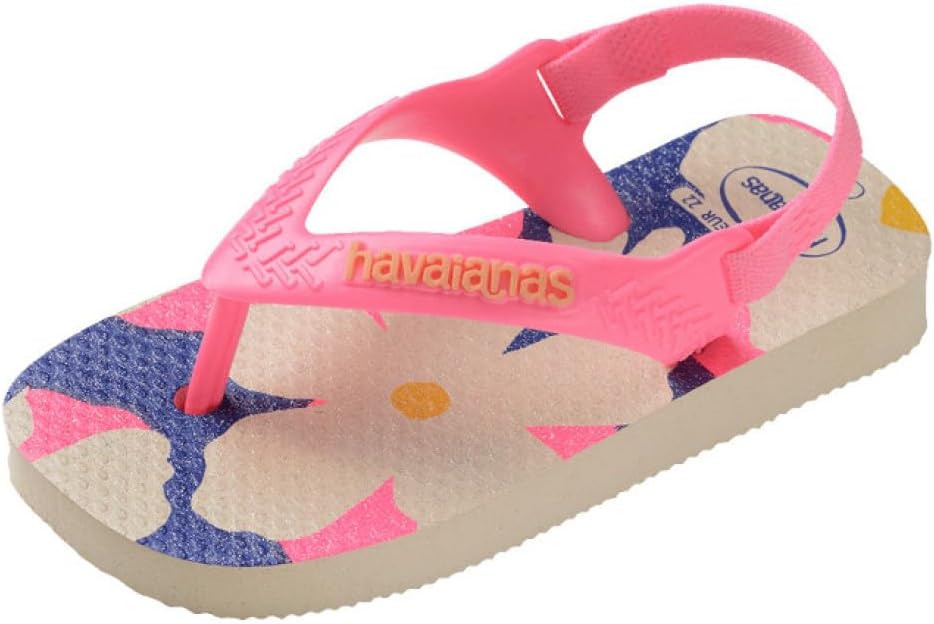 Havaianas Baby Mini Me Beige Tongue Sandals for Girls
