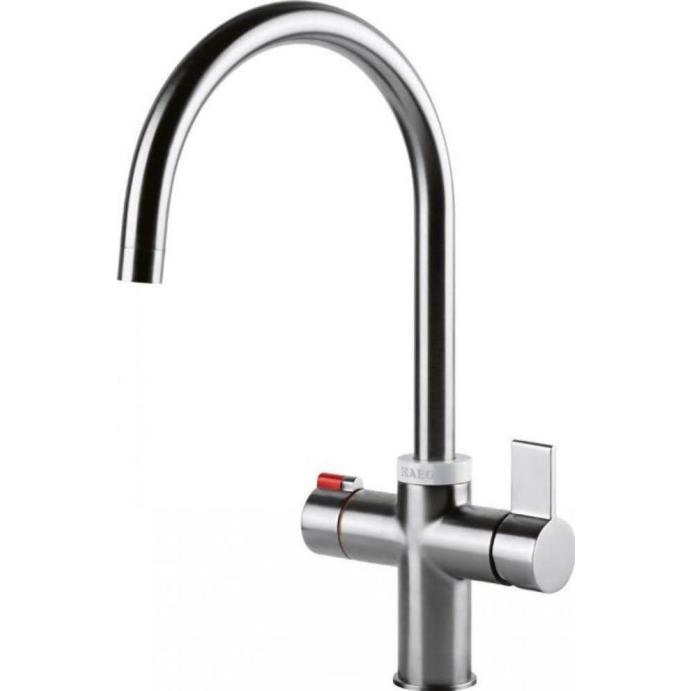 AEG ProSource 4‑Litre Curved Chrome Stainless Kitchen Faucet – Instant Boiling