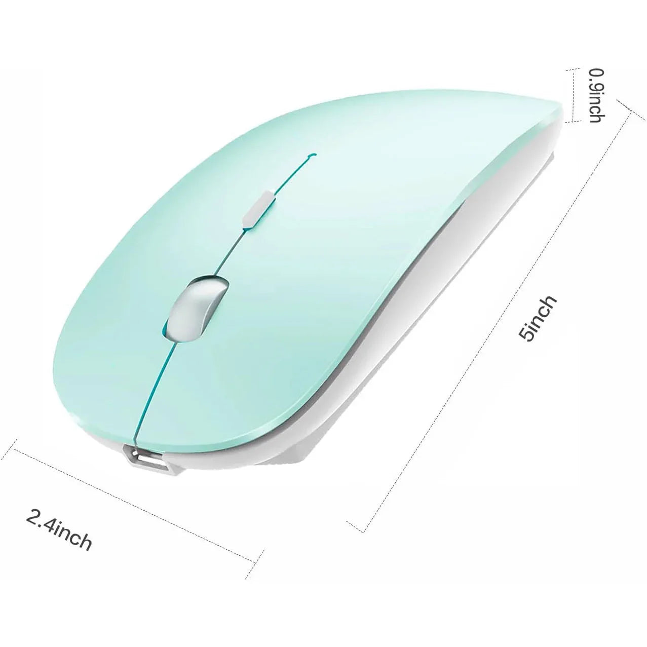 PEIBO Dual-Mode Bluetooth Wireless Mouse with USB‑C Adapter - Gomix Brands Outlet