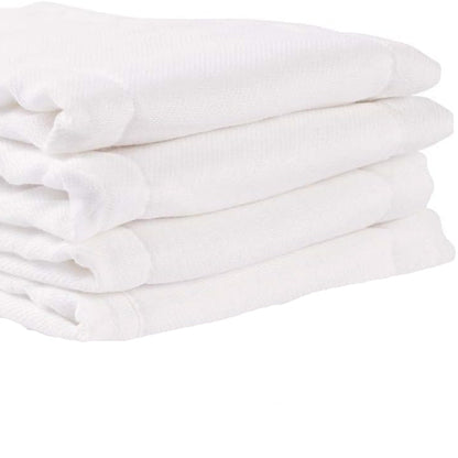 Premium 6-Ply Unbleached Cotton Prefold Cloth Diapers for Babies