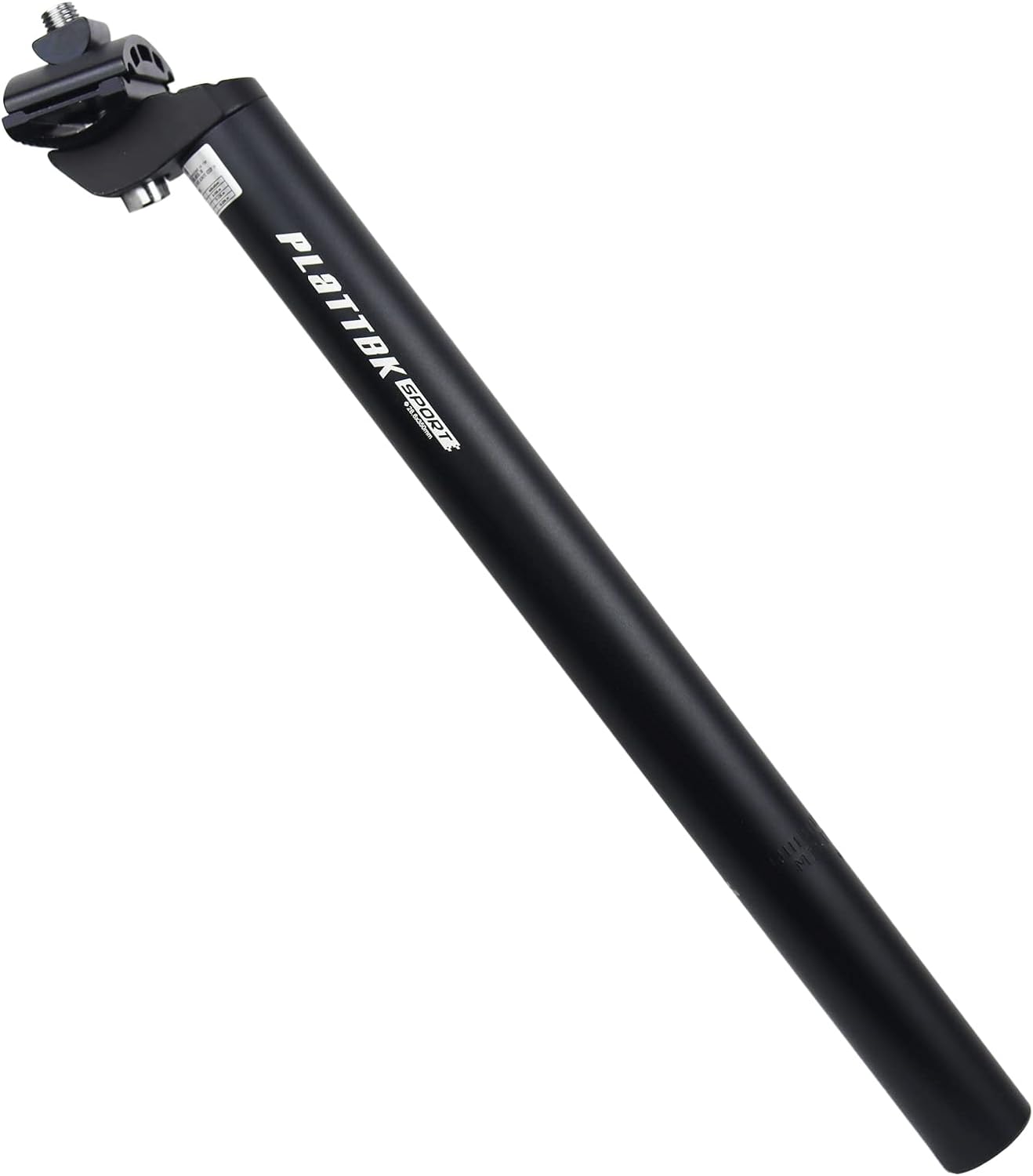 PLATTBK 350mm Aluminum Alloy Bike Seat Post – Multi-Size Black