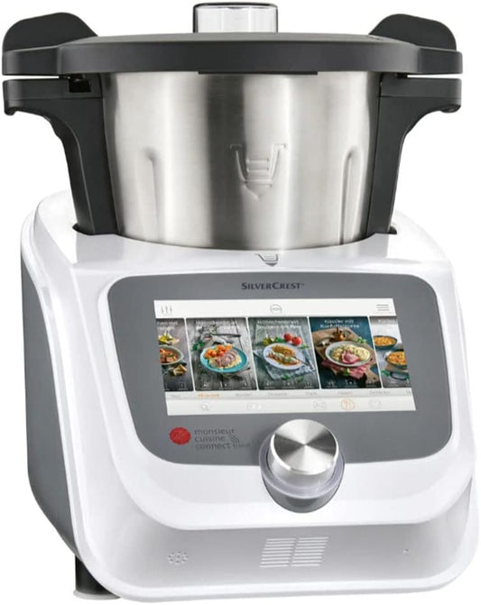 Silvercrest Monsieur Cuisine Connect Trend SKMC 1200 F6 Food Processor with 7-Inch Screen