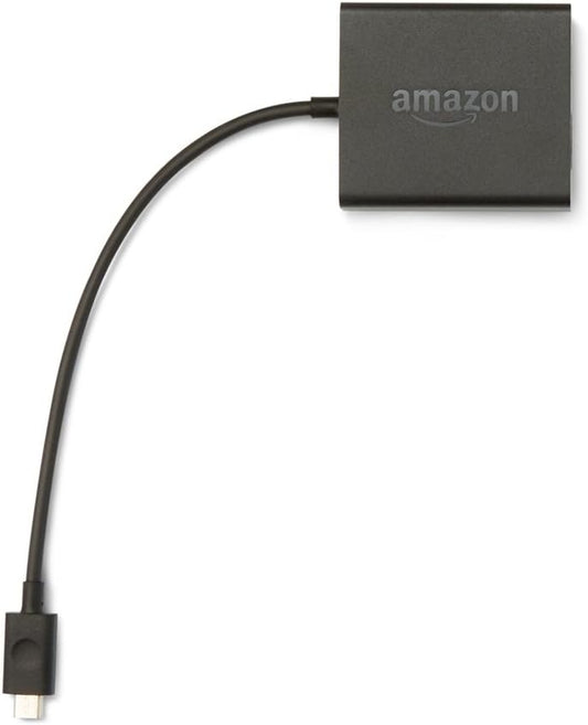 Amazon Ethernet Adapter for Fire TV Stick 4K Max – 10/100 Wired Connection