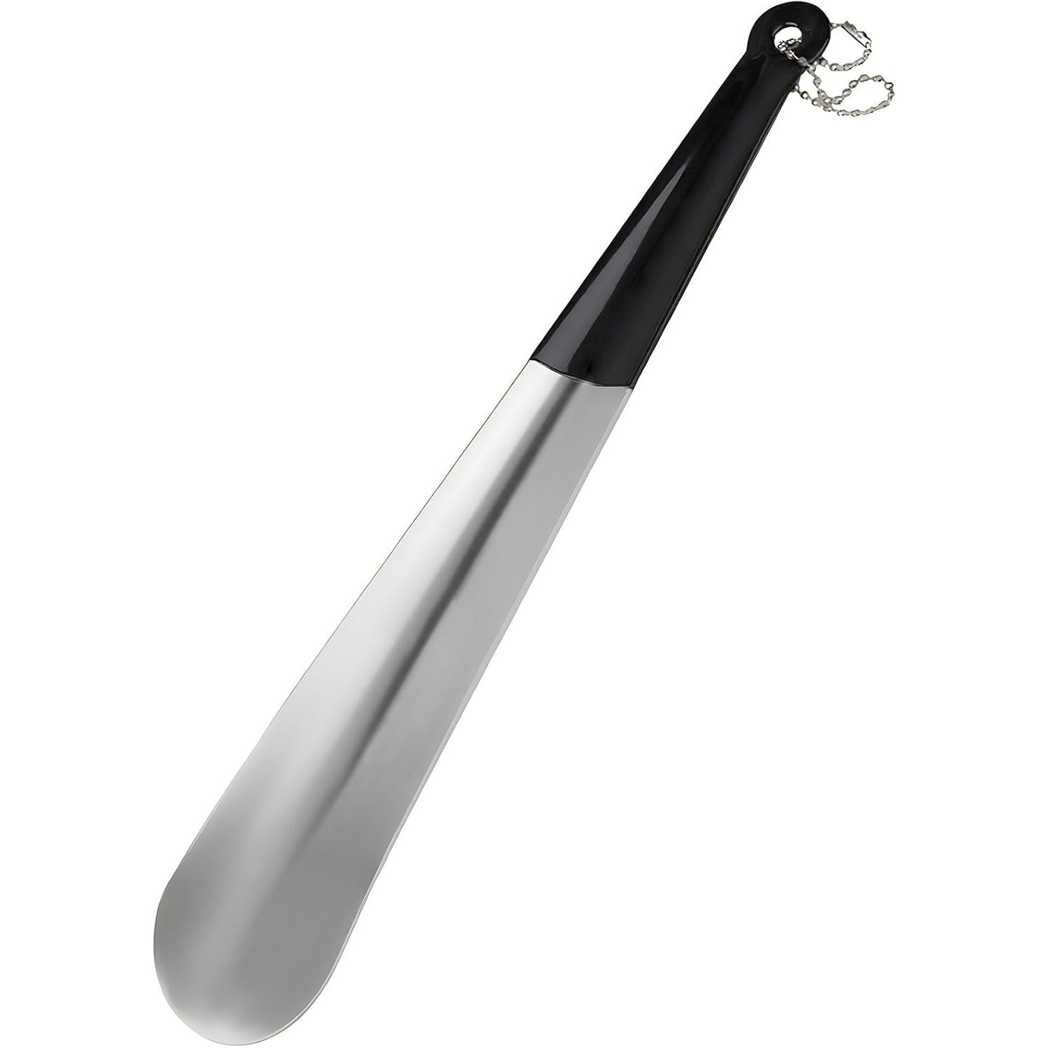 CDRPD Stainless Steel Long Shoehorn with Rubber Grip and Rope