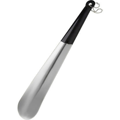 CDRPD Stainless Steel Long Shoehorn with Rubber Grip and Rope