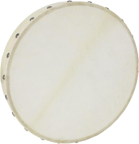 A-Star 10 Inch Handheld Pre-Tuned Hand Drum Natural Skin