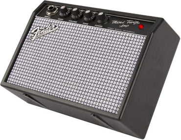 Fender Mini 65 Twin-Amp 1-Watt Portable Black Guitar Amplifier