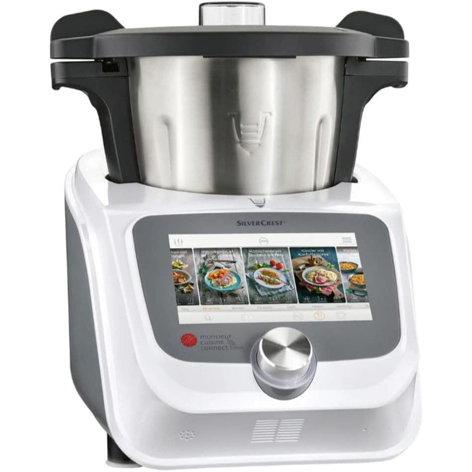 Silvercrest Monsieur Cuisine Connect Trend SKMC 1200 F6 Food Processor with 7-Inch Screen