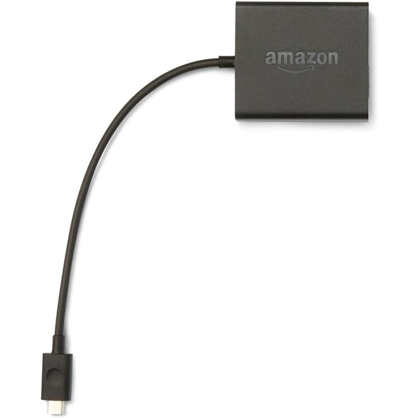Amazon Ethernet Adapter for Fire TV Stick 4K Max – 10/100 Wired Connection