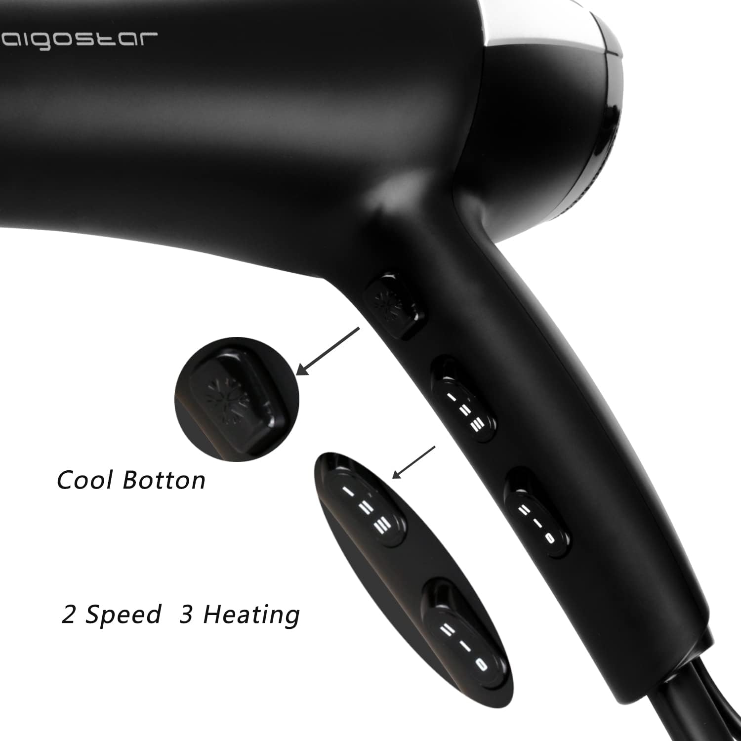 Aigostar Monique 32HIE 2400W Ionic Hair Dryer – Fast Drying