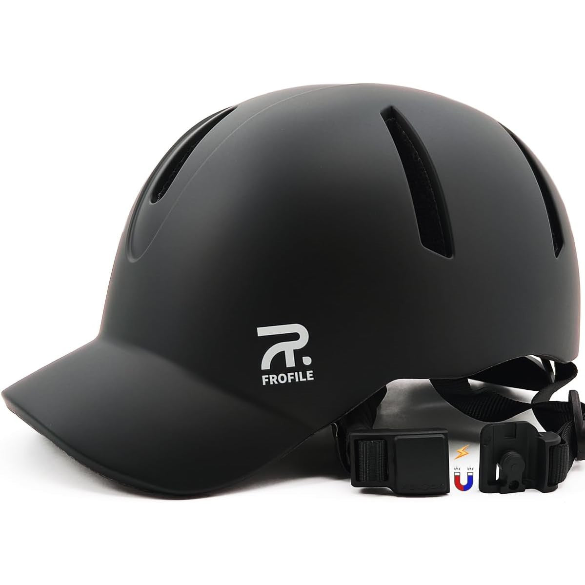 FROFILE Adult Commuter Bike Helmet - Baseball Cap Style Visor