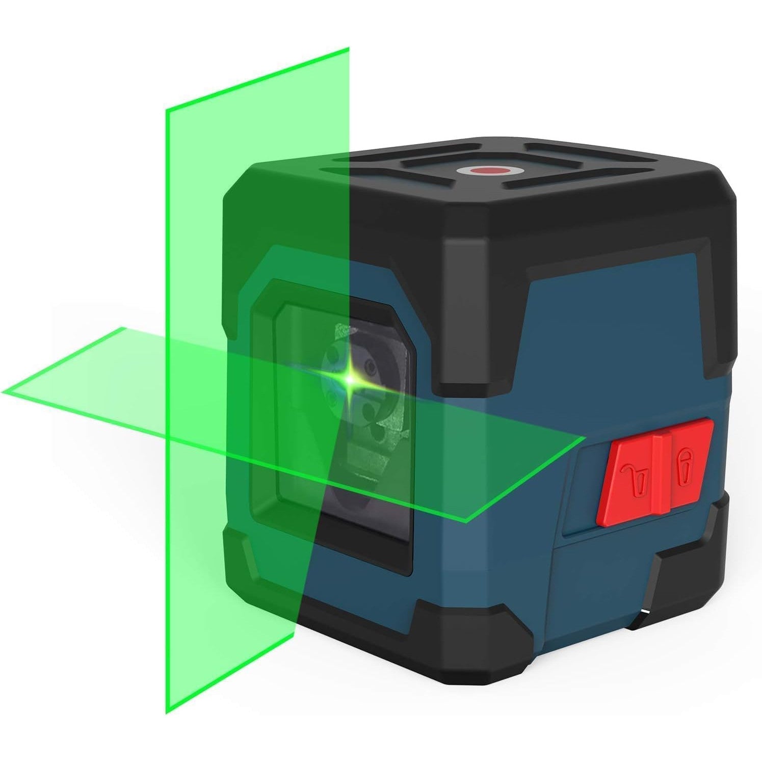 RockSeed Green Laser Level: 360° Rotating Cross Line, Self-Leveling, IP54