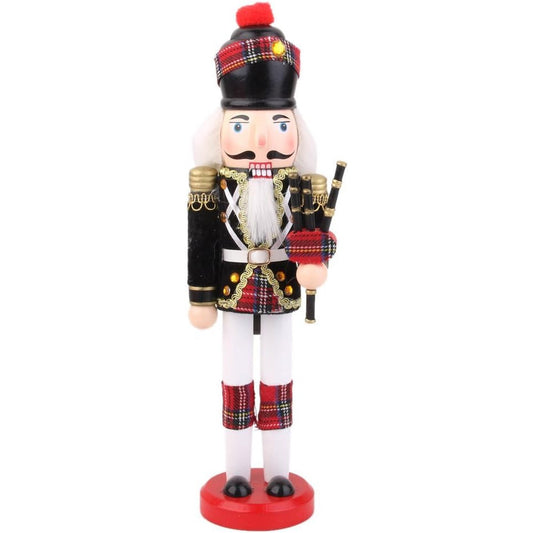 Handcrafted Wooden Nutcracker Soldier Figure for Kids and Adults
