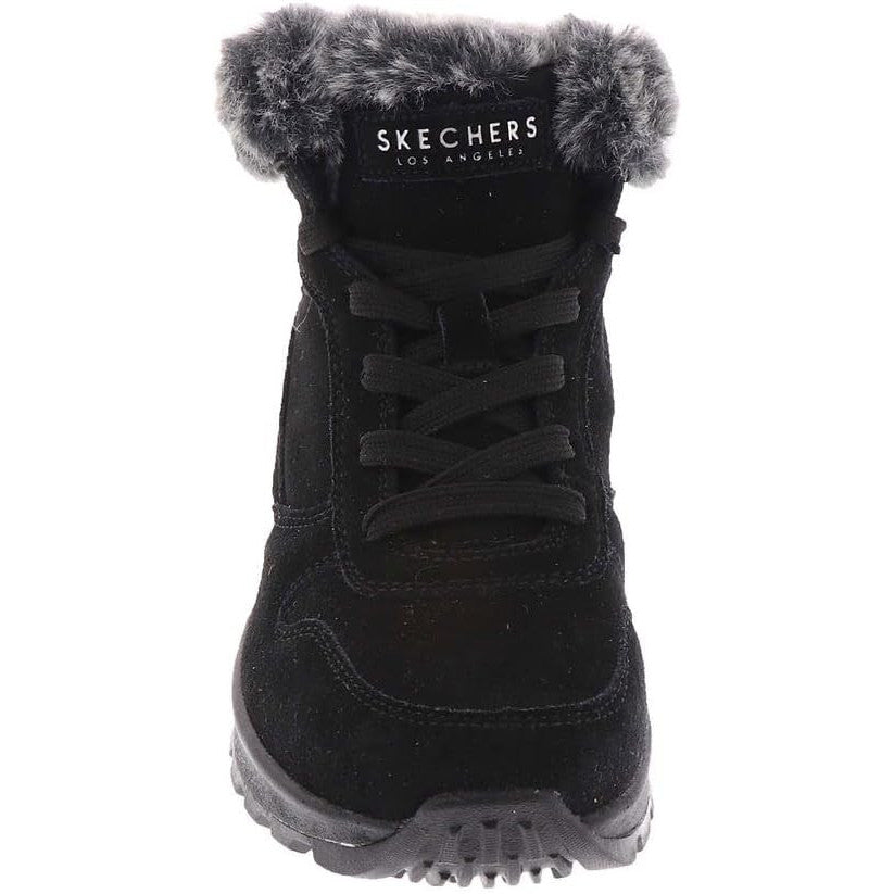 Skechers Women's Uno Rugged Suede Faux Fur Winter Sneaker