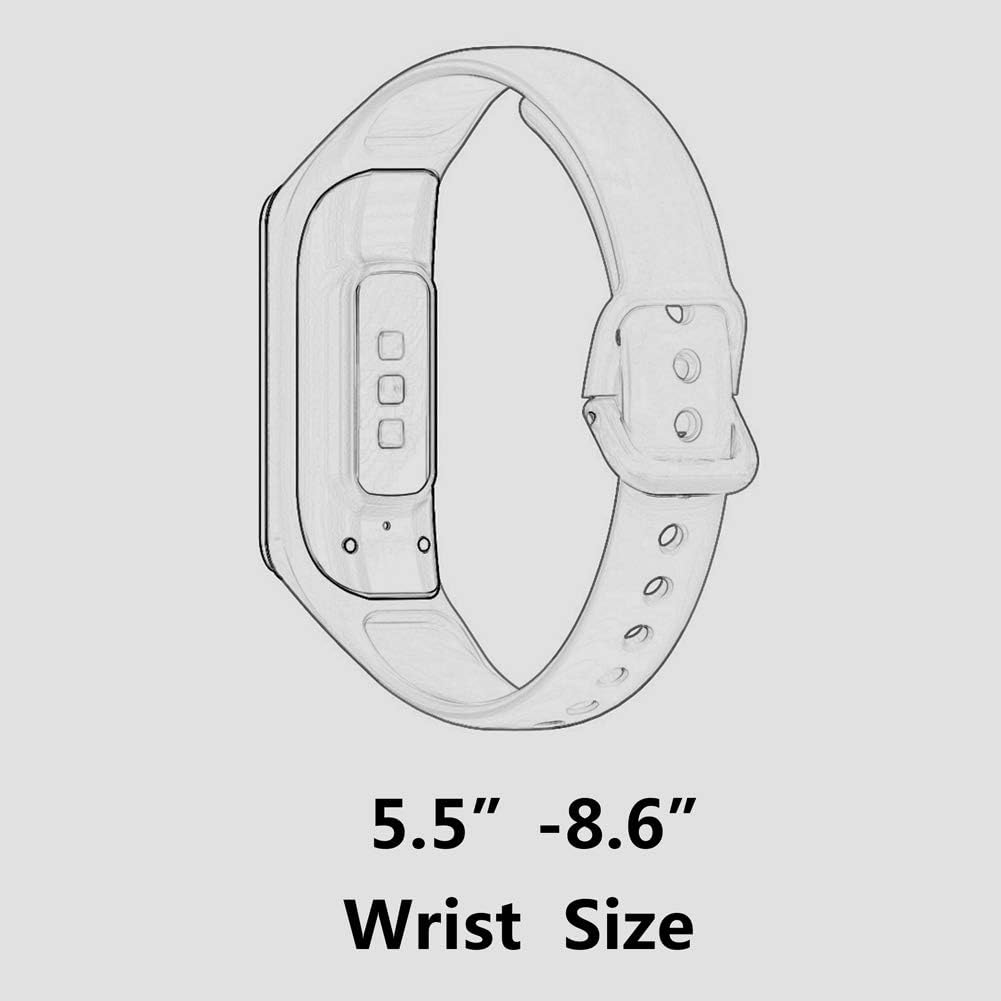 Yuuol Silicone Replacement Band for Samsung Galaxy Fit2 SM-R220