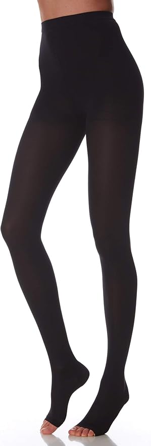 Scudotex K2 Microfibre Compression Panty Open Toe Black Size 4