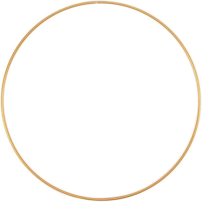 Gold DIY Dream Catcher Rings – 3 Metal Macrame Hoops